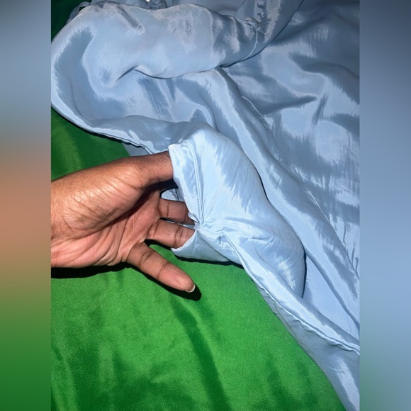 Athleta Oversized Light Blue Jumpsuit size Medium - Picture 7 of 7